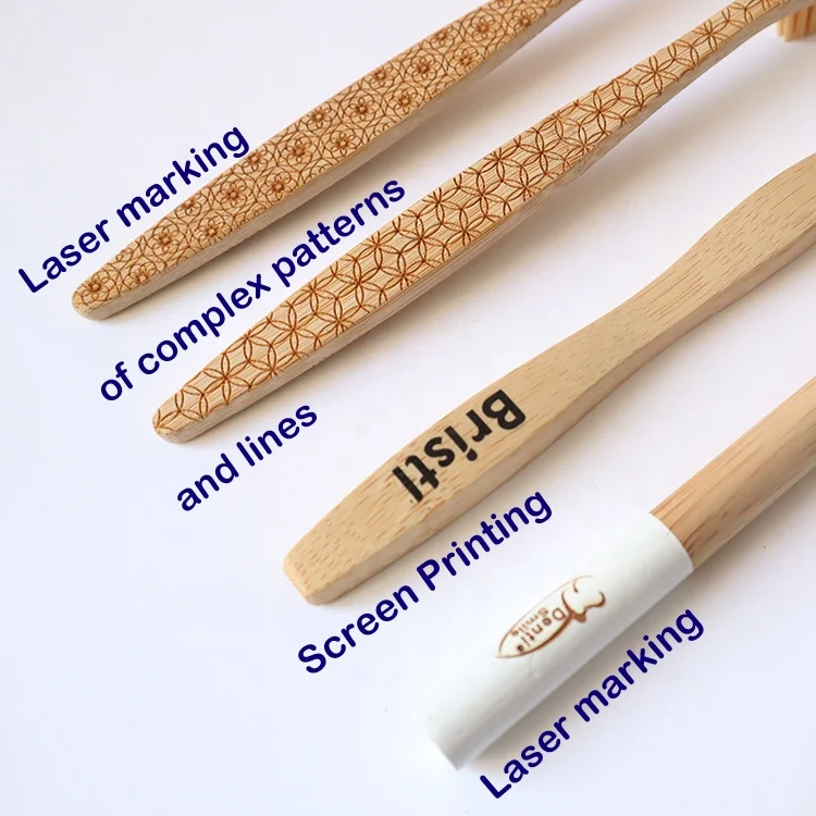 Hot design bamboo toothbrush boar hair bristles