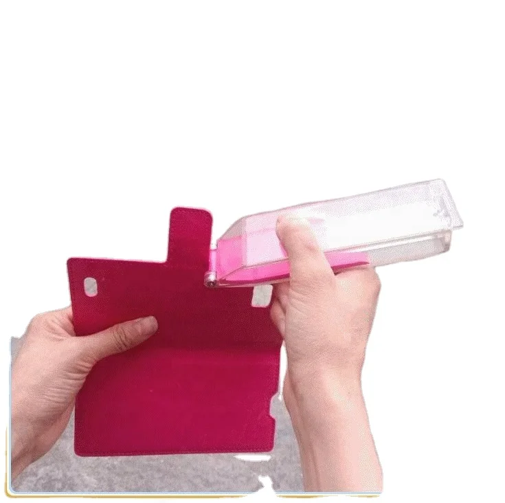 Round Edge Finishing cover machine for leather