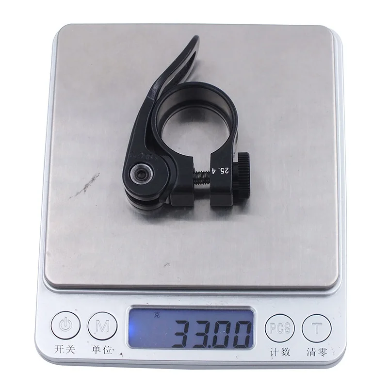 25.4mm Seat Clamp Bicycle Quick Release Aluminium Alloy Mountain MTB BMX Fixed Gear Road Bike Seatpost Clip Lock Clamps