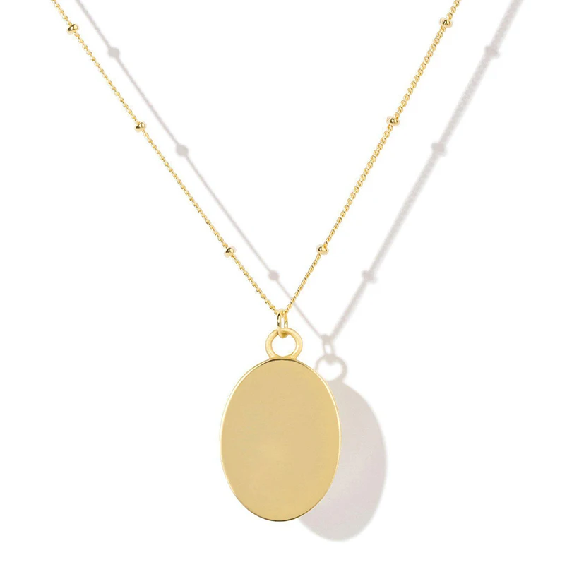 Daidan Gold Plated Necklace Chain Rose Jewelry 18K Gold Custom Silver Rose Flower Necklace