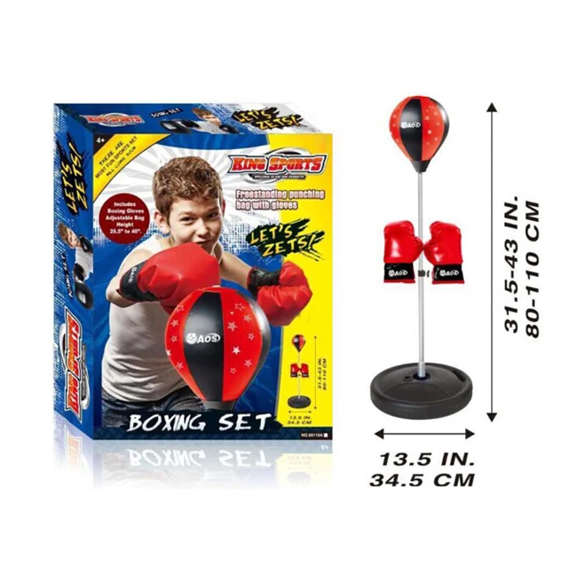 Hot selling kids indoor play sport toys game boxing set toy