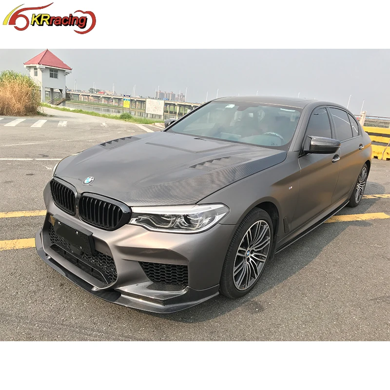 3D-дизайн стильный передний бампер из углеродного волокна для BMW 5 серии G30 G38 M5
