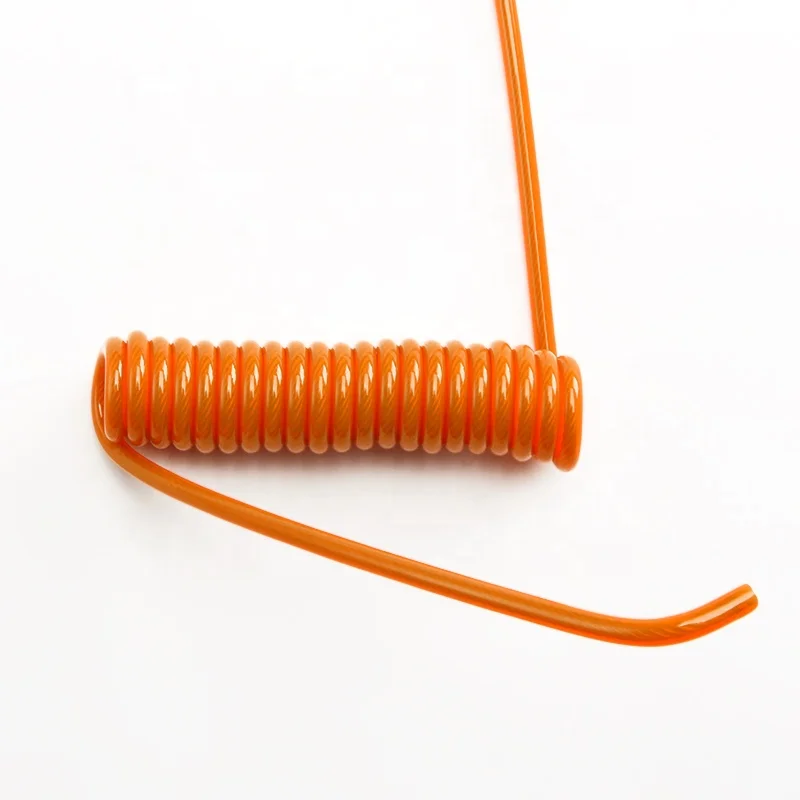
High Strength Plastic Coated Extend Retractable Secure Safety Coil Tool Lanyard 