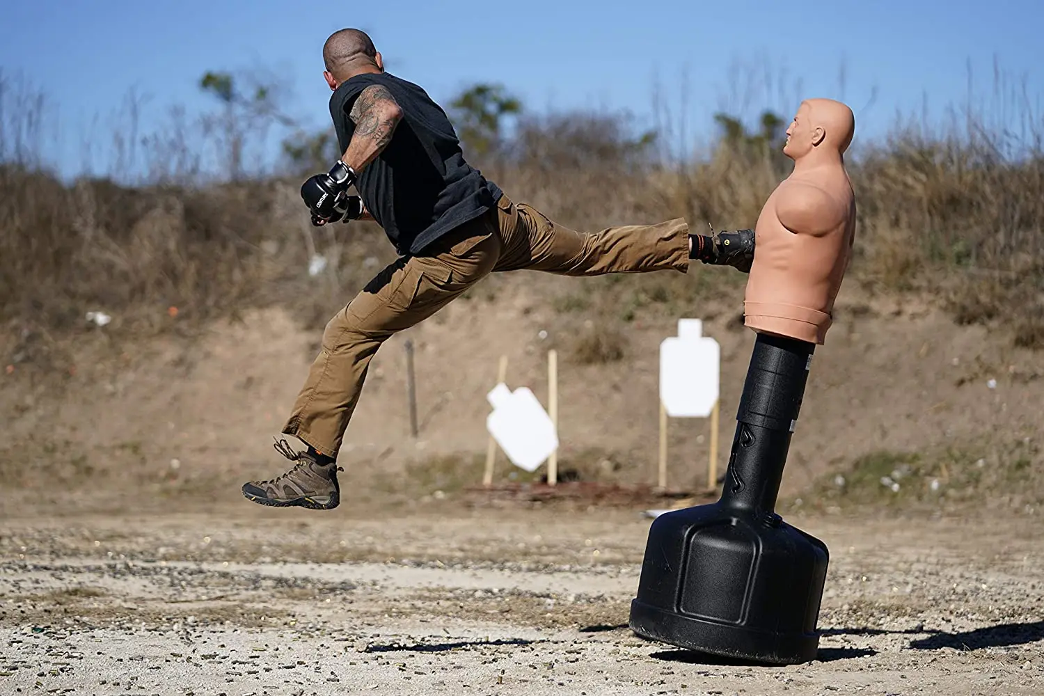 
FANDING Human Shaped Free Standing Boxing Punching Training Dummies Body Opponent Bag Century Sparring BOB Boxing Punching Dummy 