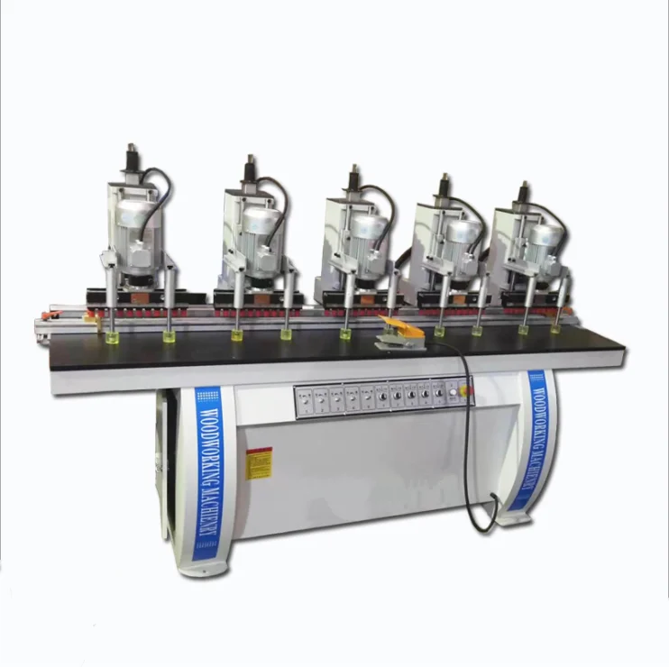 Horizontal Boring Machine Multiple Rows Woodworking Driller