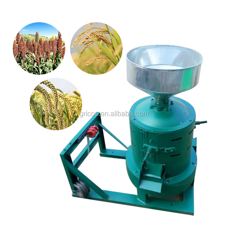 Dry soybean millet peeling dehulling machine wheat grain cleaning machine