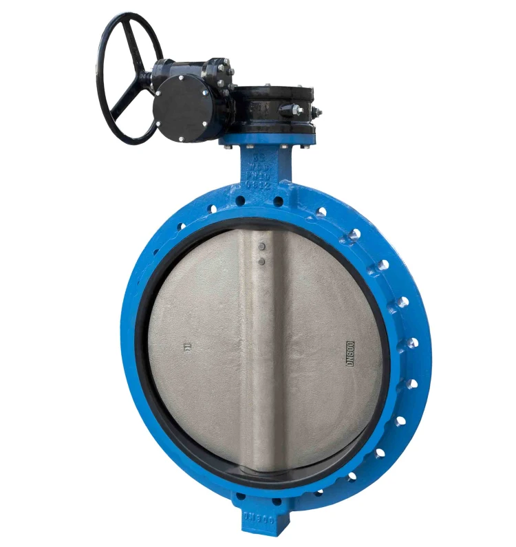 DN800 PN10 пластинчатый клапан-бабочка большого размера из ковкого