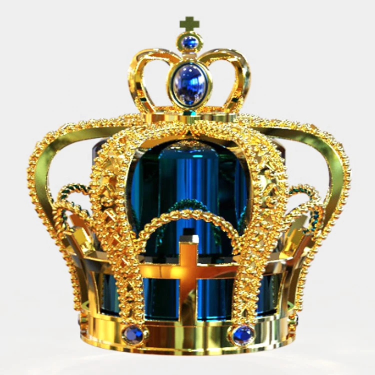 Crown perfume cover zinc alloy perfume cover bottle caps manufacturers for glass bottle FEA15