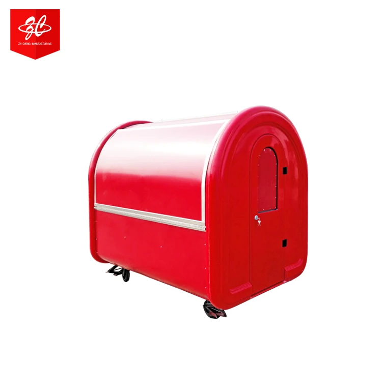 Customize Multi-function Barbecue Hot Dog Pizza Mini Donut Food Cart Churros Portable Food Trailer Dining Car For Sale