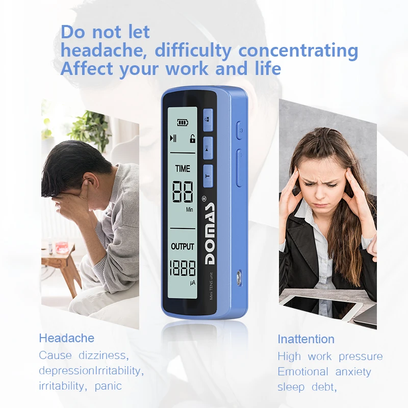 TDCS Brain Stimulation Electrotherapy Deep Neurofeedback Therapy Device Head Massager Sleep Calm Tdcs