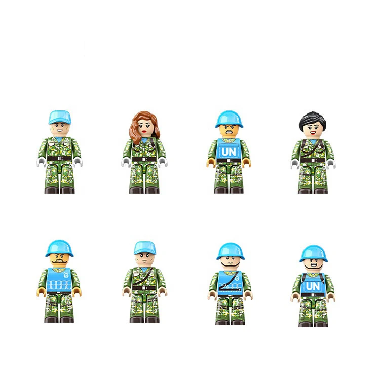 8 In 1 Military-peacekeeping Elite Intelligence Diy Tank Military Building Blocks Building Sets For Kids