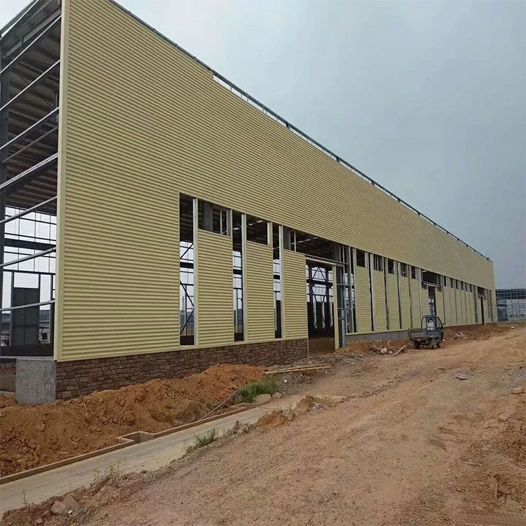 prefab production hangar use metal shed type  steel warehouse workshop