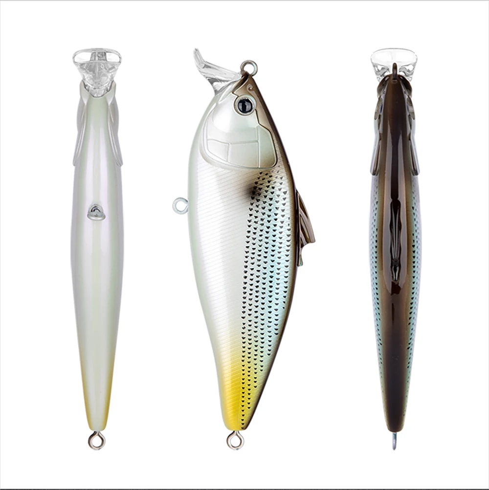 Surfcasting 140 мм (56 гр.) для тяжелой вибрации Погремушка типа с низким сопротивлением плавательными свойствами искусственные жесткий пластик приманки