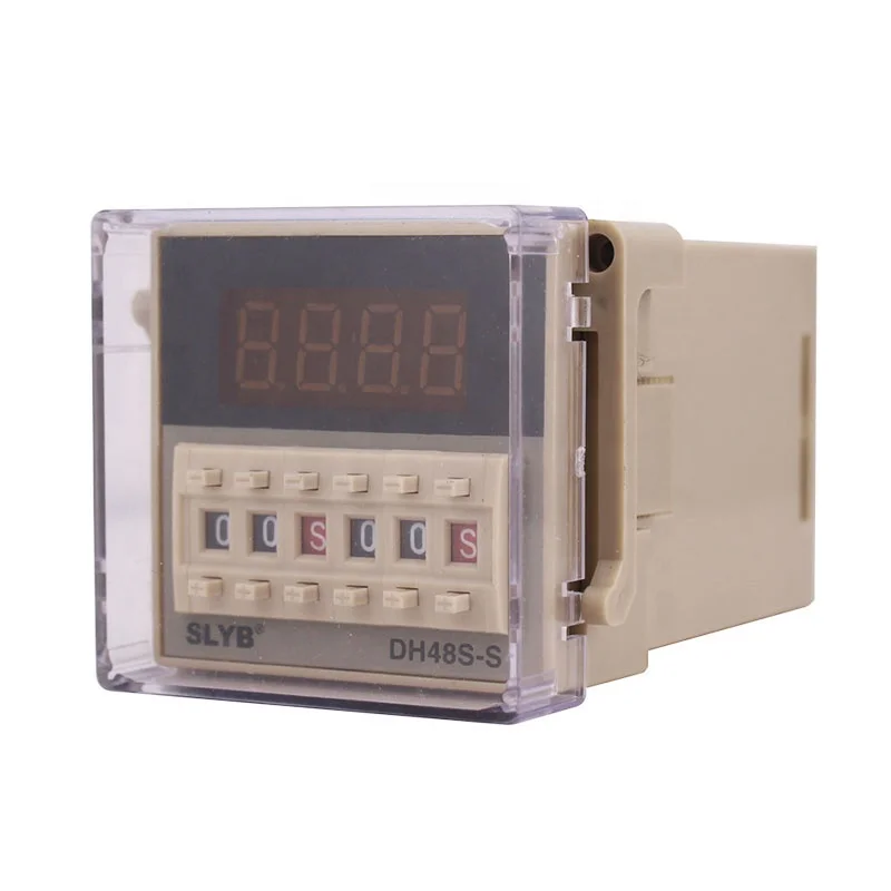 Good Sales Time Delay Relay DH48S-S Timer AC220V Seconds and Minutes with Base