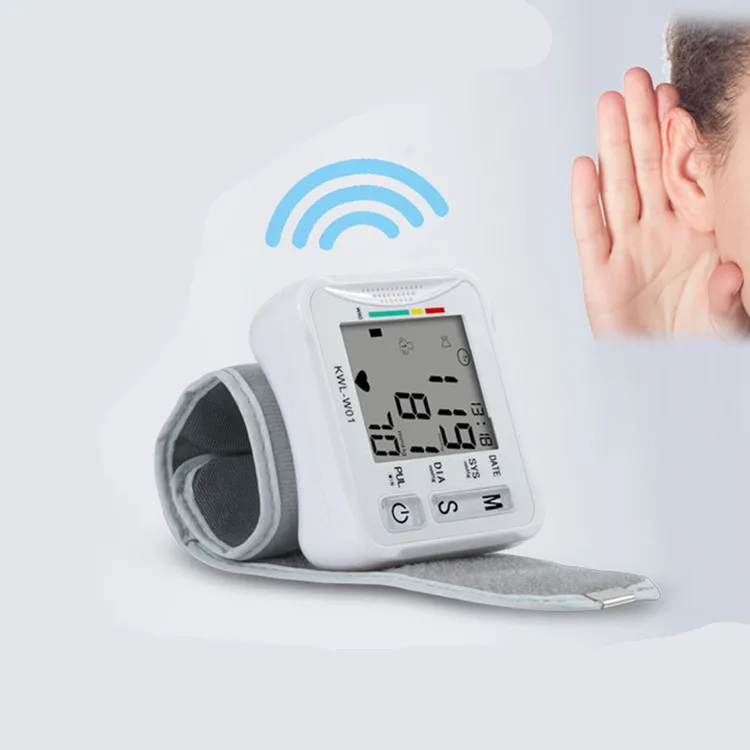 Guangdong Factory Smart Wristband Man Bp Manomete Automatic Wrist Blood Pressure Monitor