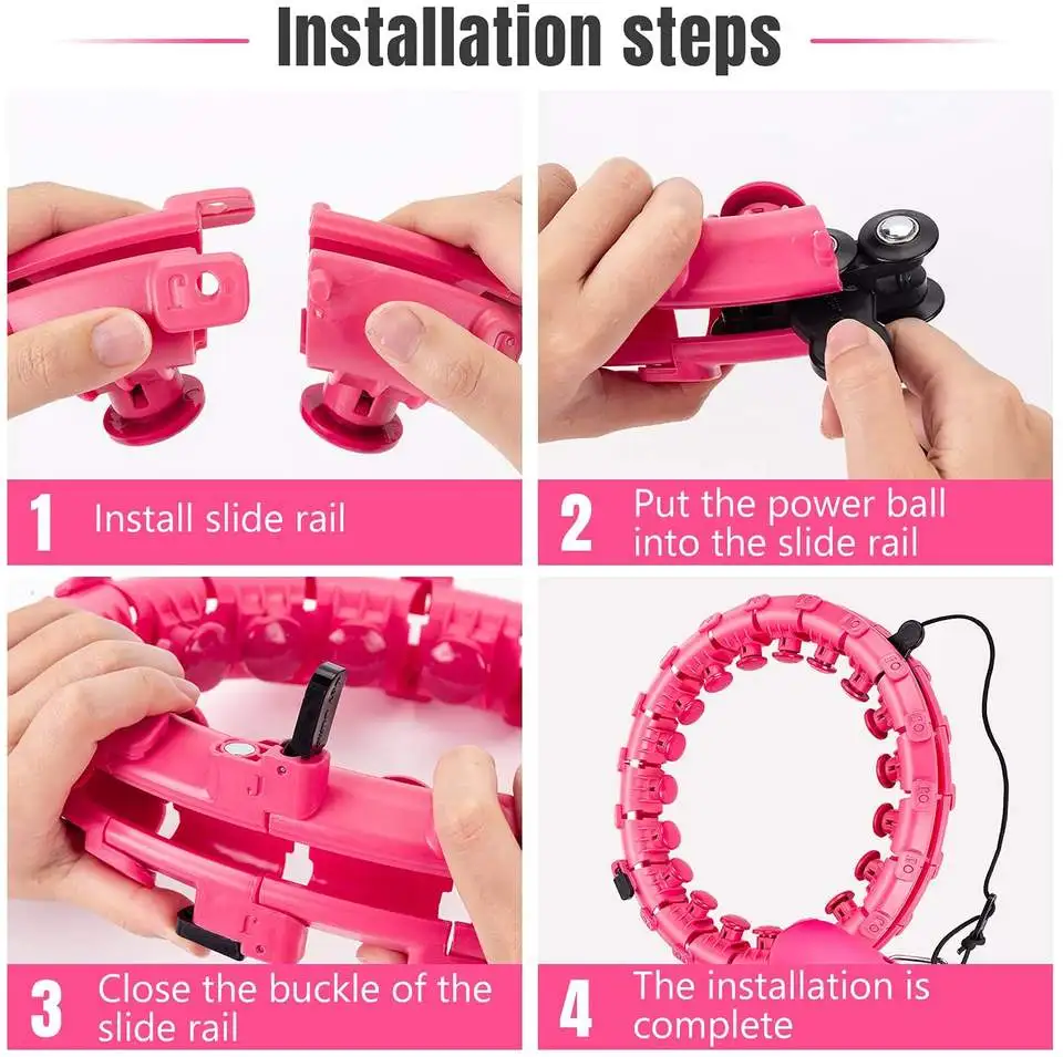 Best-Selling Weight Detachablehoola Hoop Adult Fitness Weight Loss Plastic Hoola Hoop Smarthoola Hoop