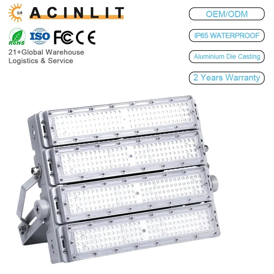 Waterproof Smd LED Reflector Floodlight Die-Casting Aluminum Good Heat Dissipation 150w 200w 300w 400w 500w Flood Light