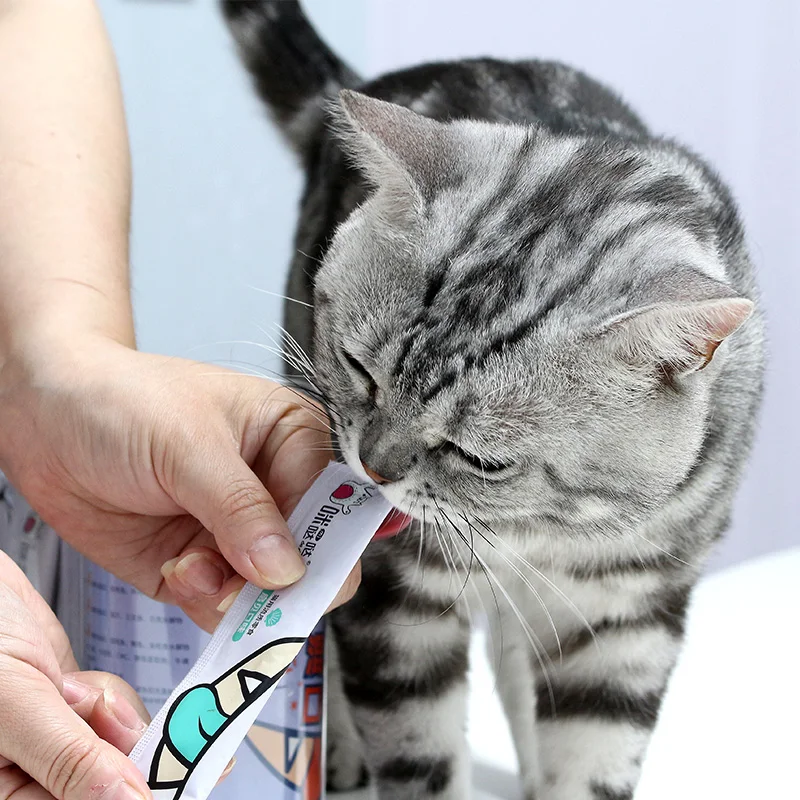 Manufacturer Wholesale scallop flavor Natural liquid cat food 15g cat creamy treat cat treat wet food factory wholesale OEM