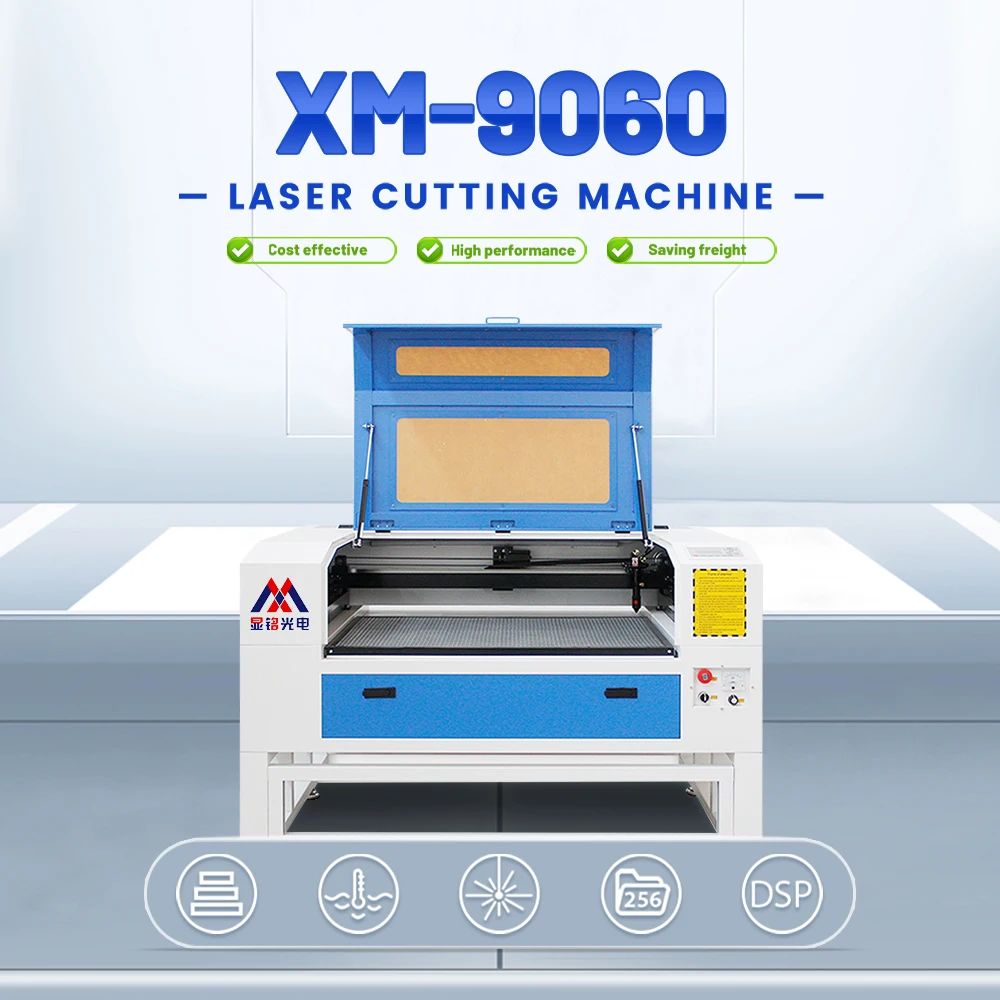 Long service life co2 laser cutting engraving machine High Accuracy nonmetal wood laser cutter 80w 100w 130w
