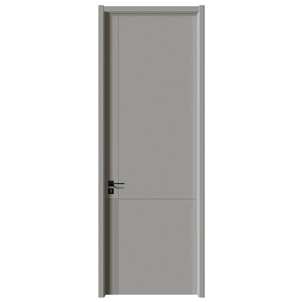 Latest Design Paint Free Melamine Hidden Room Doors Interior Solid Wood Doors Readymade Wooden Doors Price