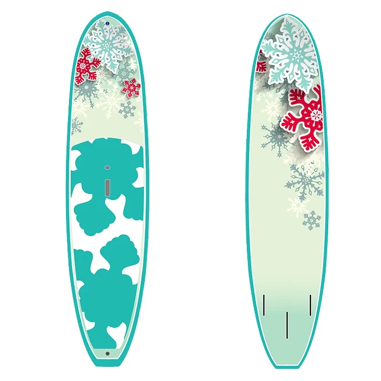 Popular Design colorful EPS Core Epoxy Wood Veneer SUP Stand Up Paddle Board