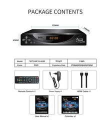 DVB T2 HD93 tntstar наружная антенна dvb-t2 приемник установленная верхная коробка цифров dvb t2 Высокое качество Поддержка DVR готовый серверный компьютером с экранным меню