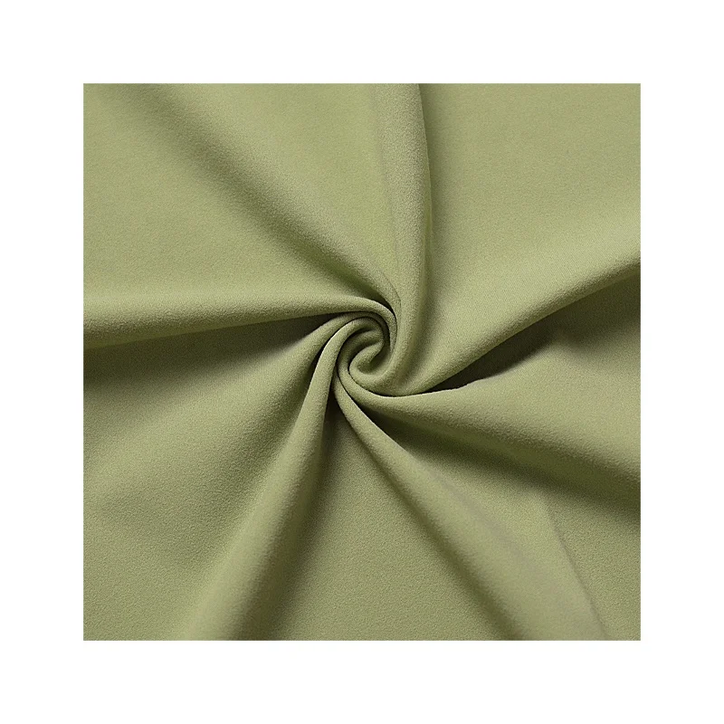 80 Nylon 20 Spandex weft knitting jersey fabric 4 side stretch double faced and brushed in-stock  fabric