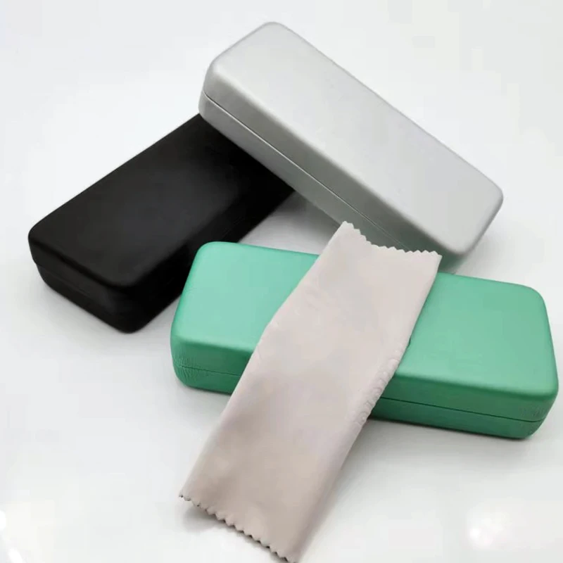  2021 Custom Logo Multi Colors moq 1pc PU Stain Resistant Large Volume Eye Wear Square Case with
