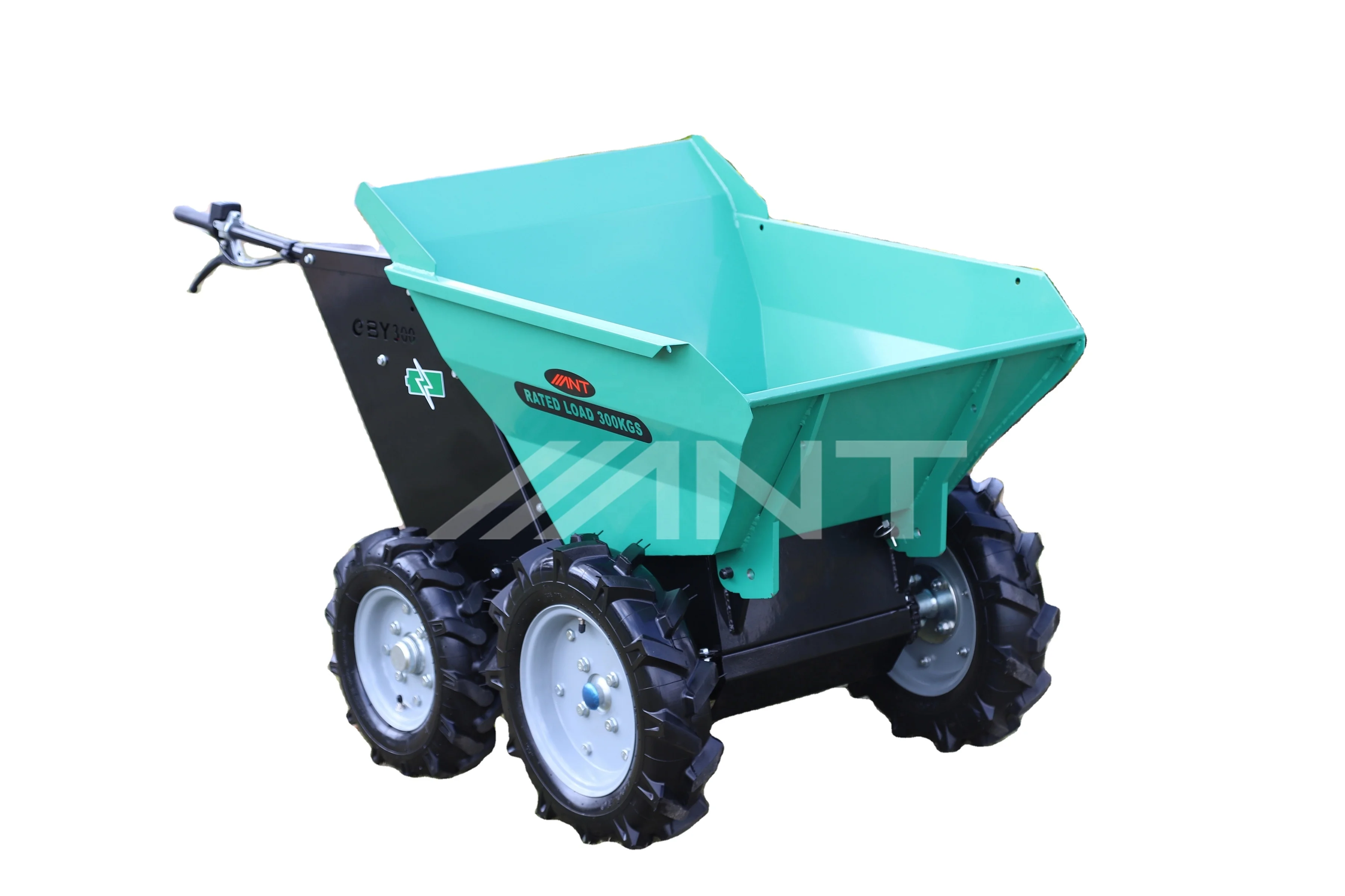 ANT 4 WD Hand Wagon Dumper Small Electric Front End Loader Wheel Barrow Power