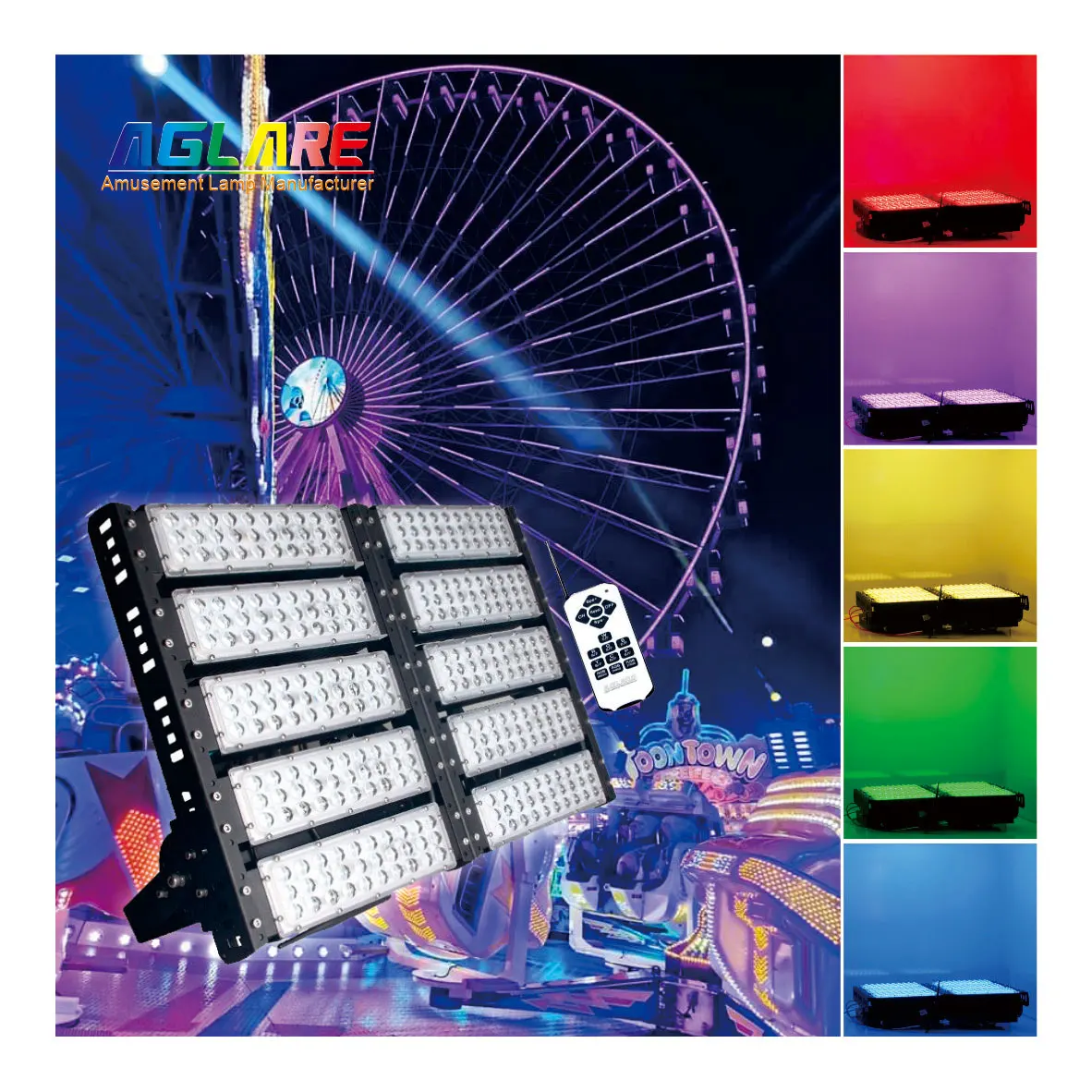 Aglare светодиодные прожекторы для стадиона 500 Вт освещение футбольного IP65 водонепроницаемый прожектор