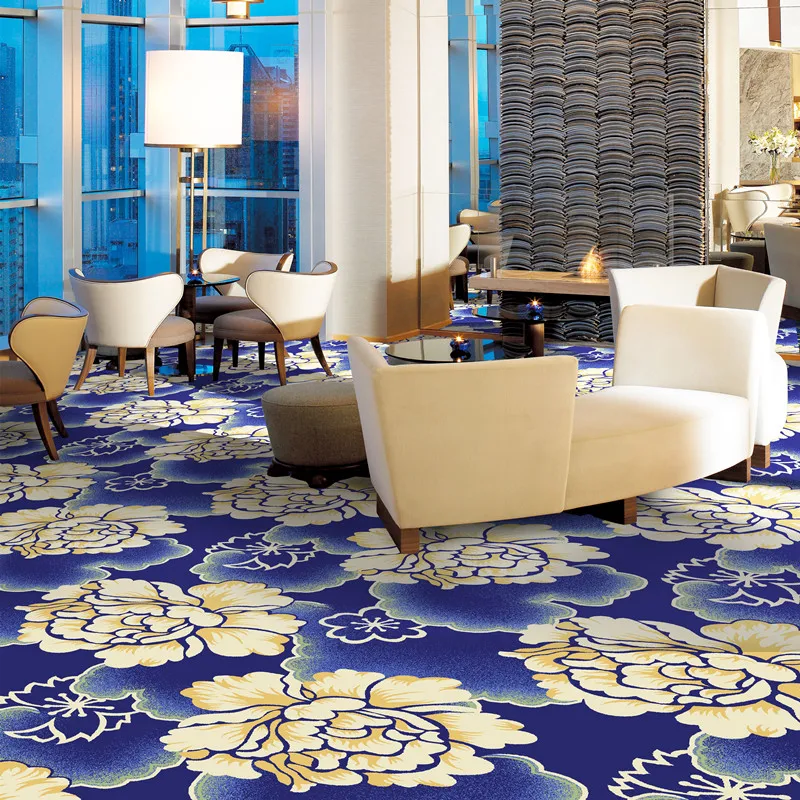 Factory Wholesale Alfombra Modern Design Luxury Hotel Carpet Rug Hotel Lobby Hallway Carpet For Hotel Wall To Wall Carpet