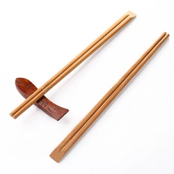 Wholesale bamboo disposable chopsticks tensoge sushi chopsticks with customized full sleeve paper