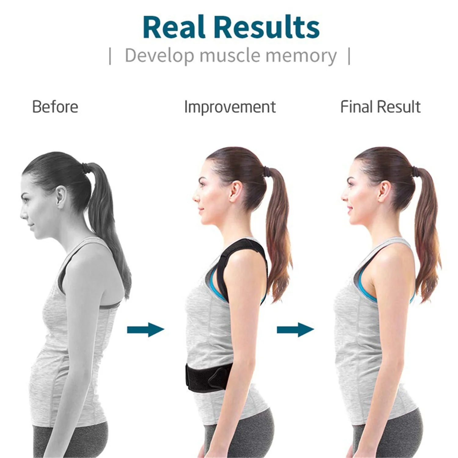 Adjustable Posture Corrector Corset Breathable Back Support Shoulder Lumbar Brace Support Straight Corrector for Men Women