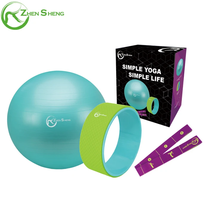 Zhensheng 2 in 1 yoga wheel roller double radian