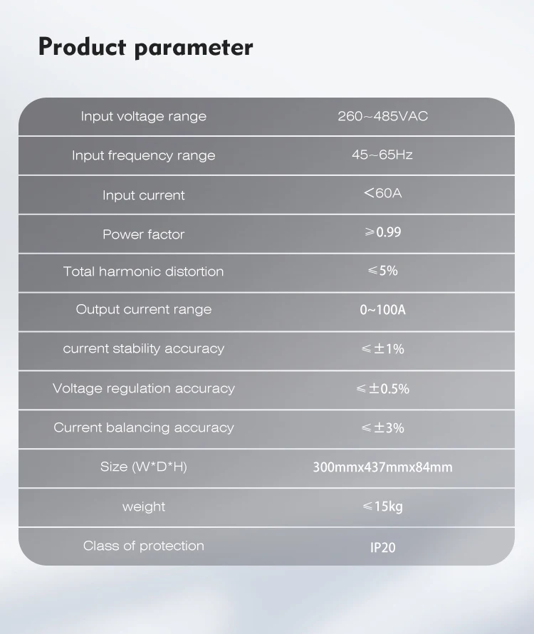 Specialized Manufacturing AC To DC  Fast Charger Module Rectifier Charging Module  30Kw Control
