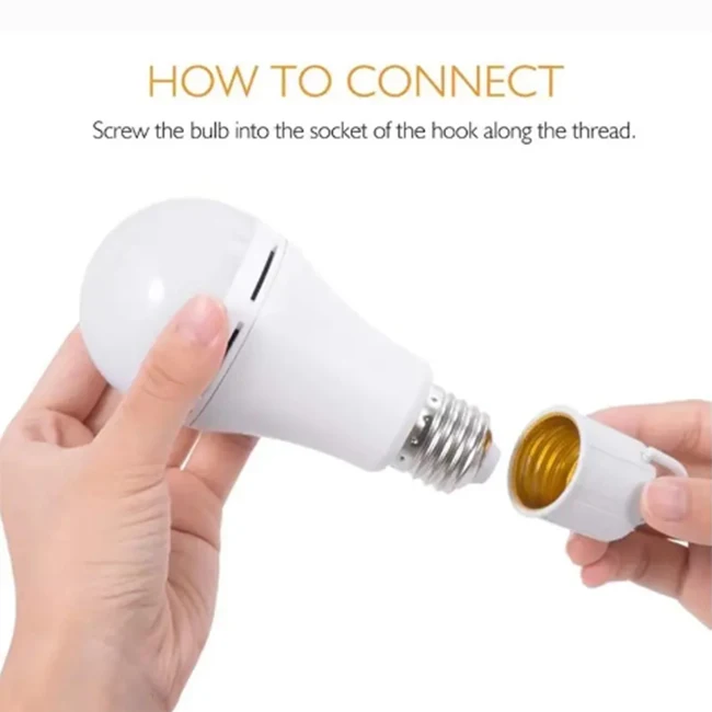 Outdoor camping 9W 12W 15W 18W E27 b22 base A60 type rechargeable bulb led emergency light bulb