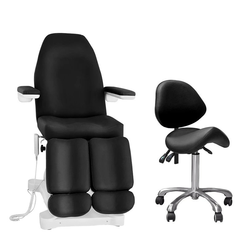 Yimmi Beauty Nail Salon Furniture  4 Motor  Massage Facial Treatment Tables Electric Beauty Pedicure Chair