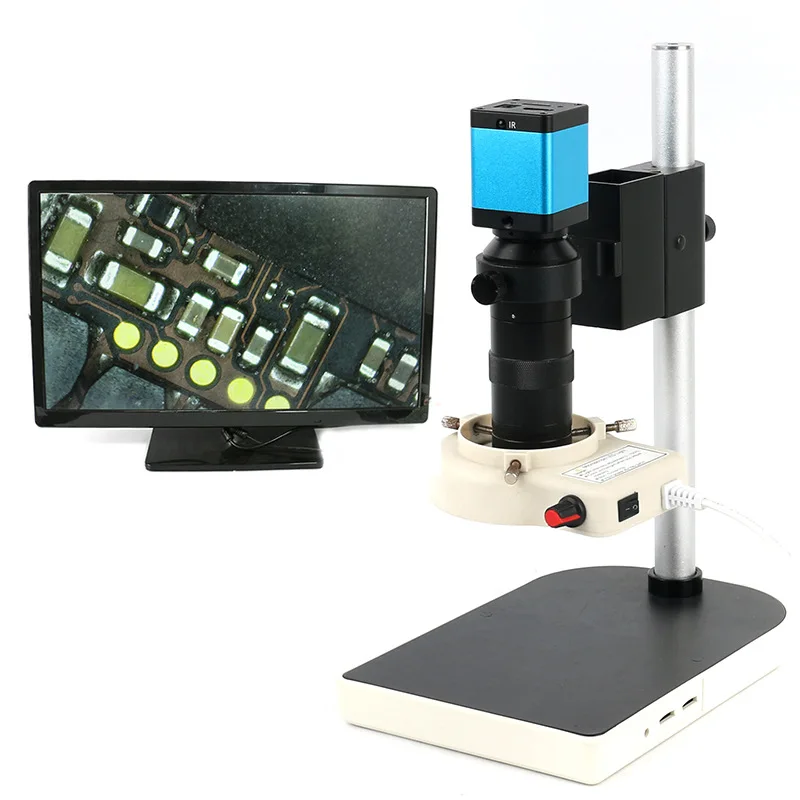HD Electron Microscope Industrial Video Camera Is Used for Mobile Phone Repair Inspection Photo Measurement