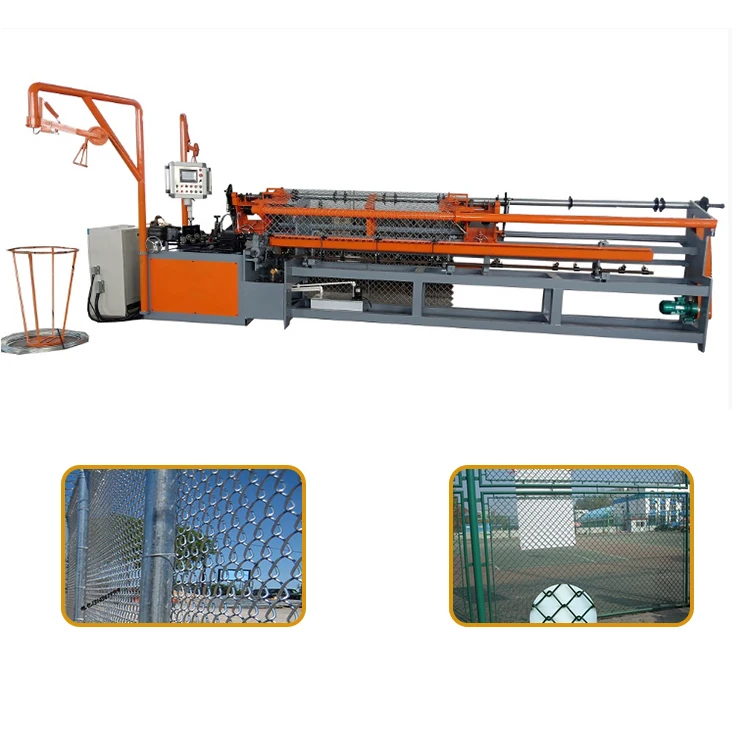 Fully automatic rhombus net machine school playground fence net machine double spiral wire hook machine