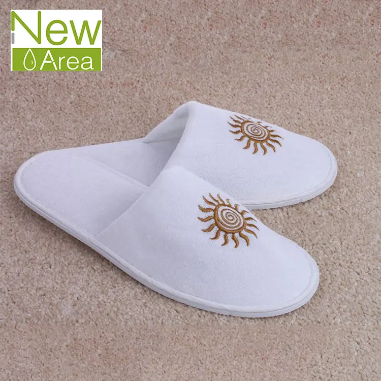 Disposable 100% biodegradable hotel slipper plant fiber sole eco-friendly slipper