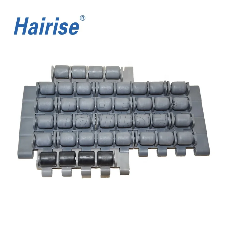 Hairise Har7706 series flat type with roller ball top modular conveyor belt