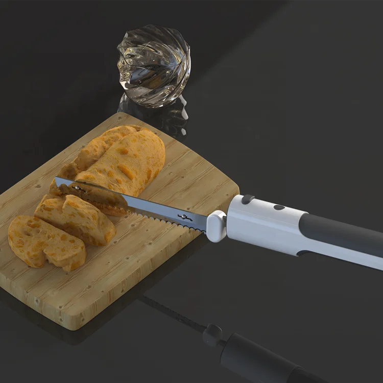 Перезаряжаемый беспроводной кухонный инструмент с USB-зарядкой электрические лезвия из нержавеющей стали нож для стейка ветчины торта индейки