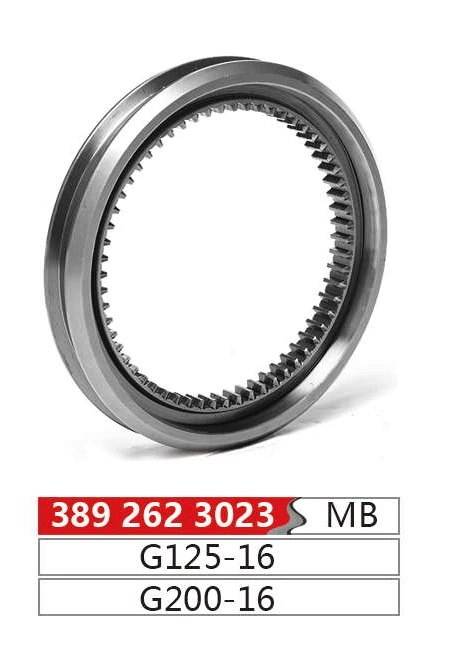 Synchronizer sleeve sliding sleeve 389 262 3023 for gearbox G125 16 G200 16