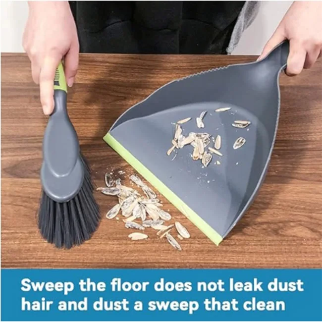 Dustpan Broom Plastic Dustpan with Brush Set Hand Broom and Dustpan set for Indoor and kitchen use