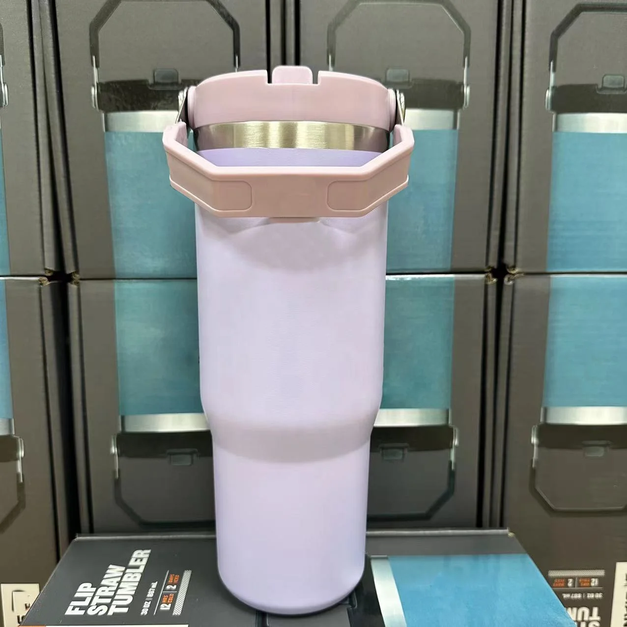 30oz H2.O FlowState Thermos Tumbler Camelia Limited Edition Quencher Orchid Rose Quartz Orchid Cream