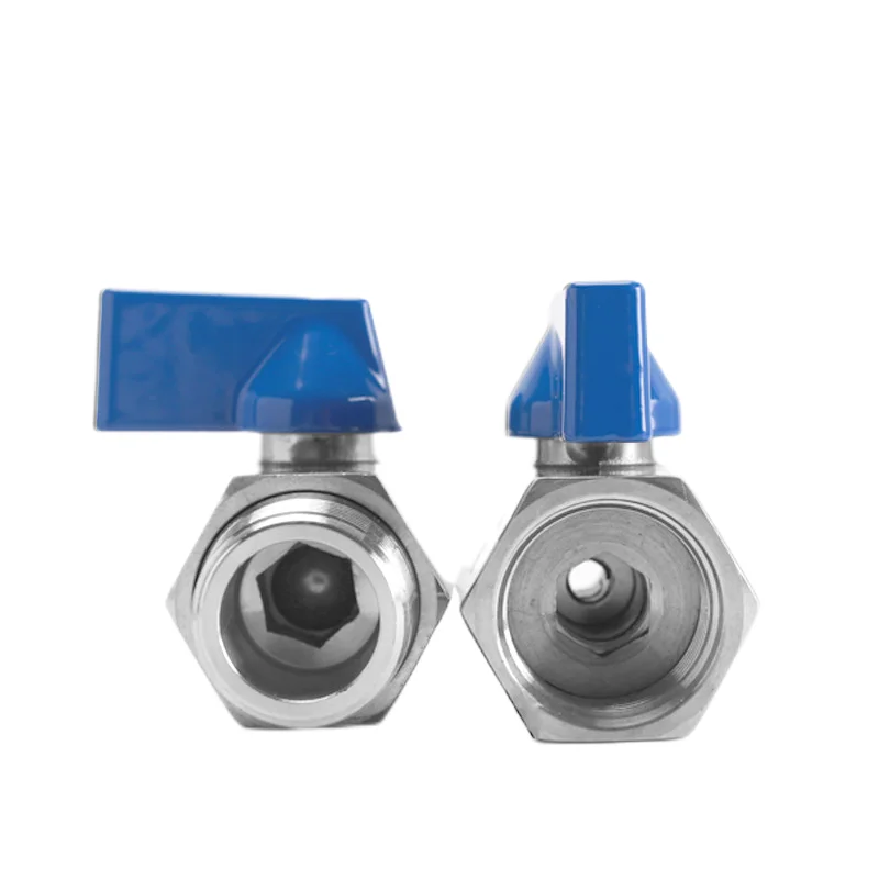 Высокое качество 1000psi 304 306 ODM/OEM женский мини шаровой клапан Миниатюрный с двойным наружным проводом
