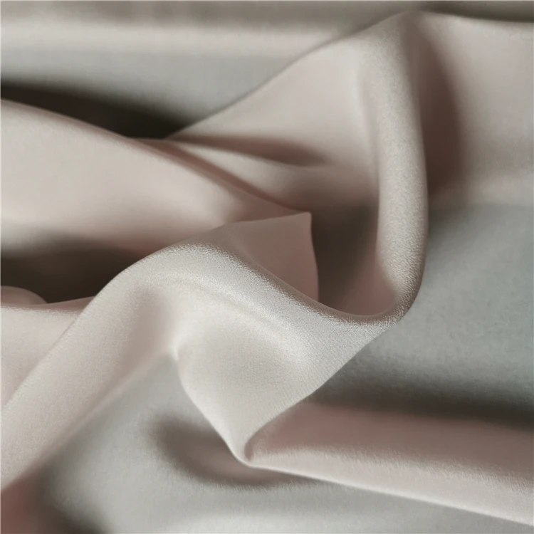 
Plain Dyed White Bridal Fabric Silk Crepe Fabric 12MM Crepe De Chine Pure Silk Fabric 