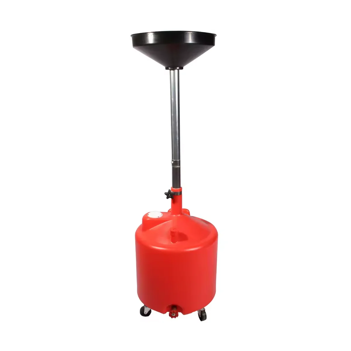 LARIX 30L Portable Waste Oil Drainer Plastic Fuel Tank with Adjustable Funnel Other Vehicle Tools