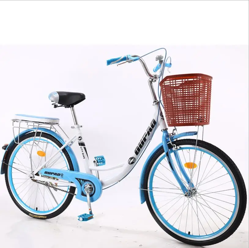 Bicycle women become young and ordinary travel ladies bike male and female students urban vintage retro bicycle