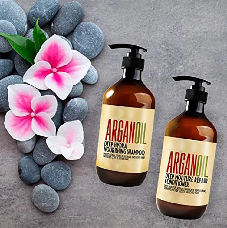 
Shampoo Brands Organic argan oil free sulphate Hydrating Hair Shampoo and conditioner 